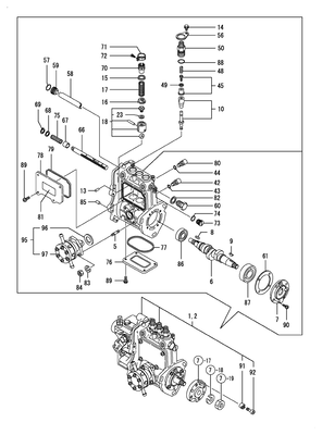 FUEL INJECTION PUMP (3TNV76-HGE) FUEL INJECTION PUMP (3TNV76-HGE)