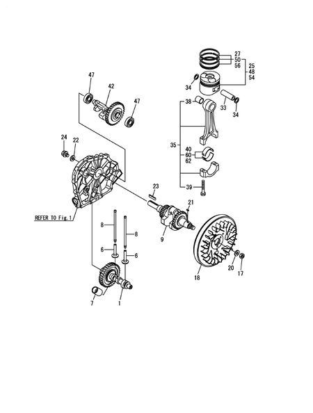 CRANKSHAFT, PISTON & CAMSHAFT (L48N6-PY2D)