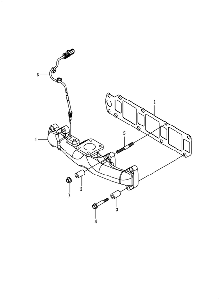 EXHAUST MANIFOLD (4TN107FHT-4SSH1) EXHAUST MANIFOLD (4TN107FHT-4SSH1)