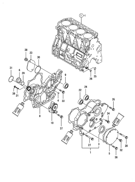 GEAR HOUSING (4TNE98-URTLD) GEAR HOUSING (4TNE98-URTLD)