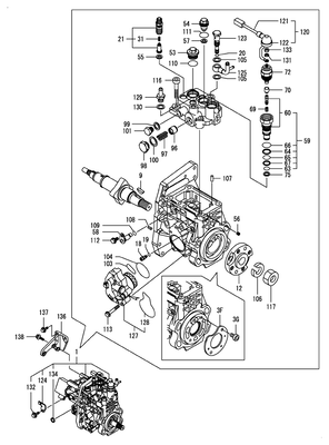 FUEL INJECTION PUMP (4TNV98T-ZNSAD) FUEL INJECTION PUMP (4TNV98T-ZNSAD)