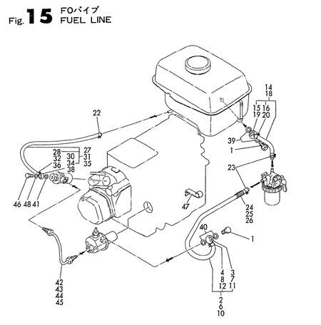 FUEL LINE (TS60C-GB) FUEL LINE (TS60C-GB)