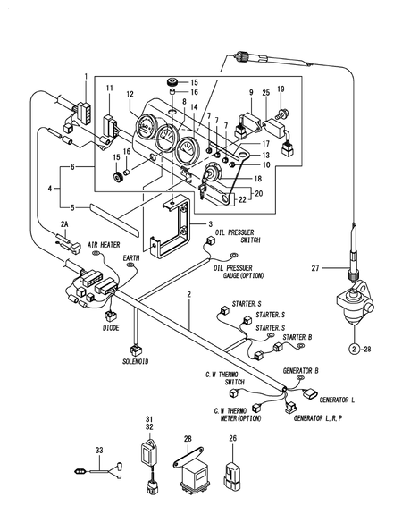 ELECTRIC PARTS (4TNV106-GGE2)