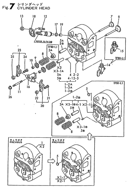 CYLINDER HEAD (TF90-LI)