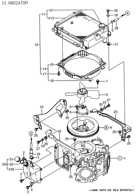 RADIATOR (2V78-CA)