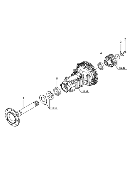 REAR AXLE SHAFT (LX4100(YANMAR))