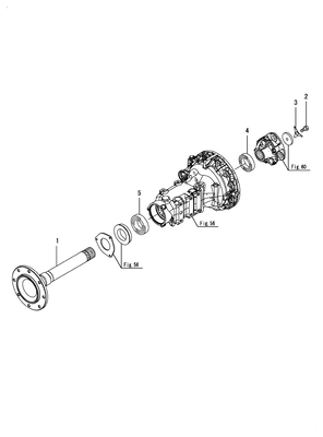REAR AXLE SHAFT (LX4100(YANMAR)) REAR AXLE SHAFT (LX4100(YANMAR))