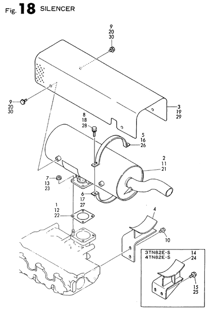 SILENCER (4TN82E-S) SILENCER (4TN82E-S)