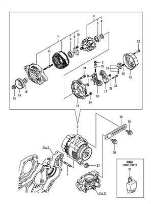 GENERATOR (4TNV98C-NYEM) GENERATOR (4TNV98C-NYEM)