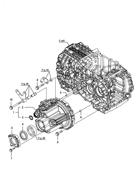 REAR AXLE HOUSING (YT235Y)