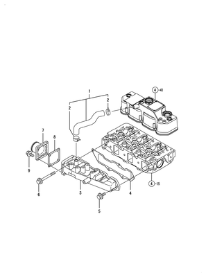 SUCTION MANIFOLD (3TNV88-BDSA) SUCTION MANIFOLD (3TNV88-BDSA)