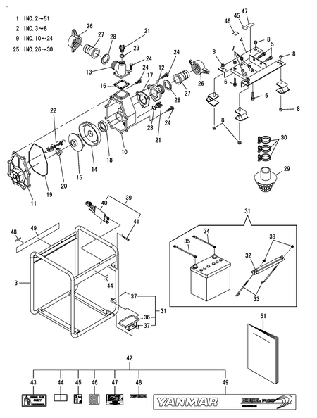 PUMP SET(YDP20N-E3) (YDP20TN-3)