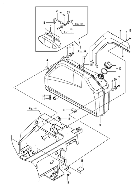 FUEL TANK R(CAB(ADD.ITEM (T80)