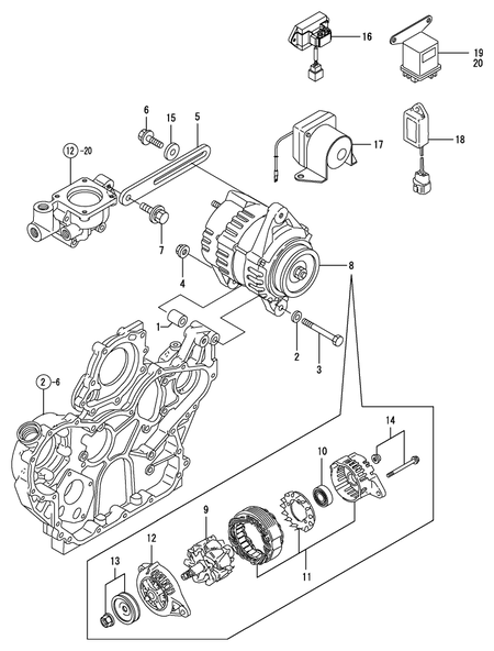 GENERATOR (4TNV106TXTBL)