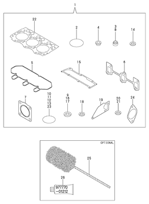 GASKET SET & TOOLS (3TNV76-CSA) GASKET SET & TOOLS (3TNV76-CSA)