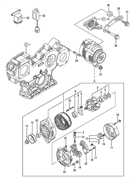 GENERATOR (4TNV84-KLAN) GENERATOR (4TNV84-KLAN)