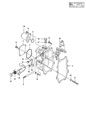 GOVERNOR(INNER PARTS) (4TNV98T-NSA) GOVERNOR(INNER PARTS) (4TNV98T-NSA)