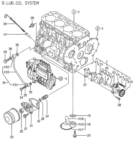 LUB.OIL SYSTEM (4TNE84-AF)