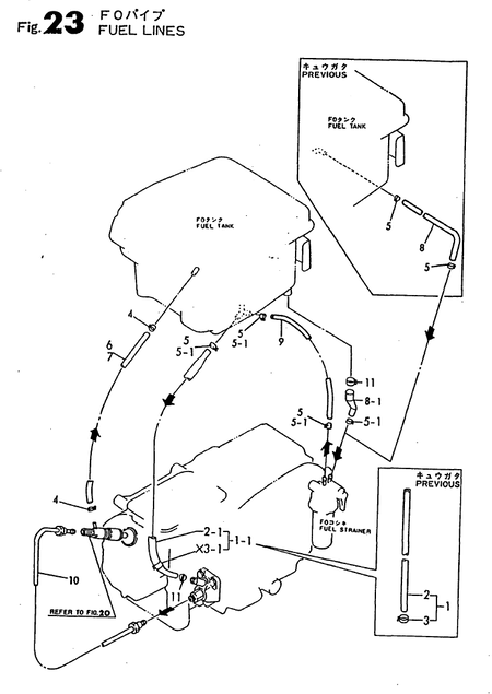 FUEL OIL PIPES (TF110-I) FUEL OIL PIPES (TF110-I)