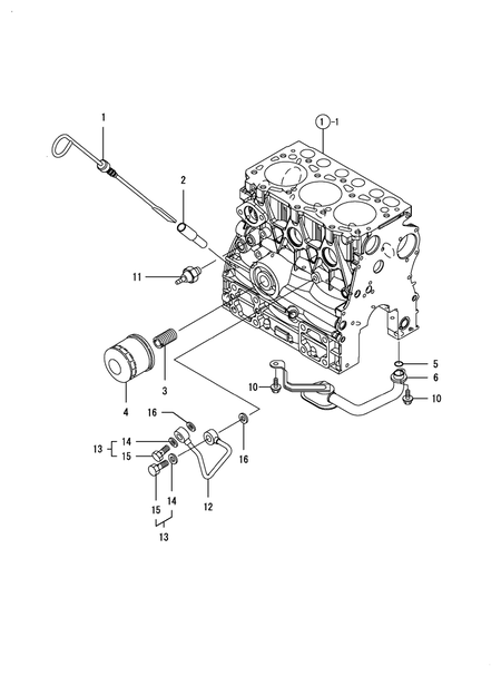 LUB. OIL SYSTEM (3TNV70-PUKA)