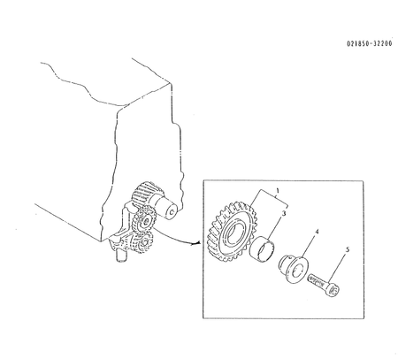 LUB. OIL PUMP IDLER (4T95LT-NC)