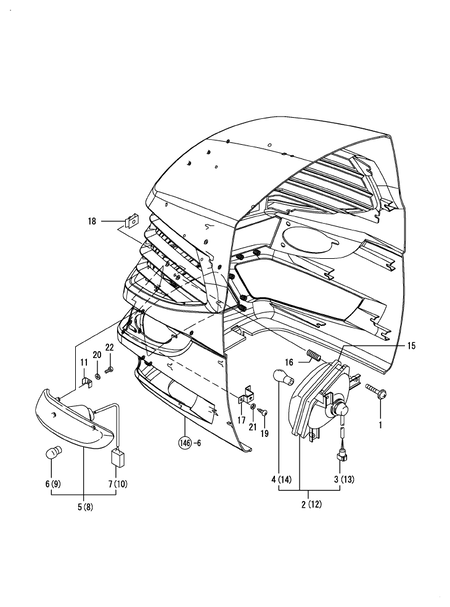 FRONT LAMP(CAB(ADD.ITEM (T80)