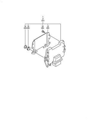 ELECTRONIC CONTROL UNIT (ECU) (4TNV98T-ZGGE)