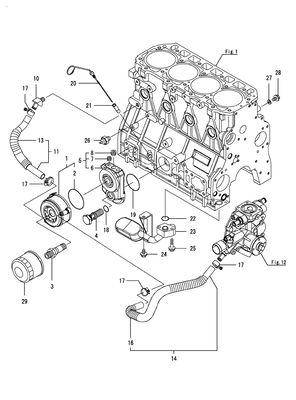 LUB. OIL SYSTEM (4TNV98C-XNRA) LUB. OIL SYSTEM (4TNV98C-XNRA)