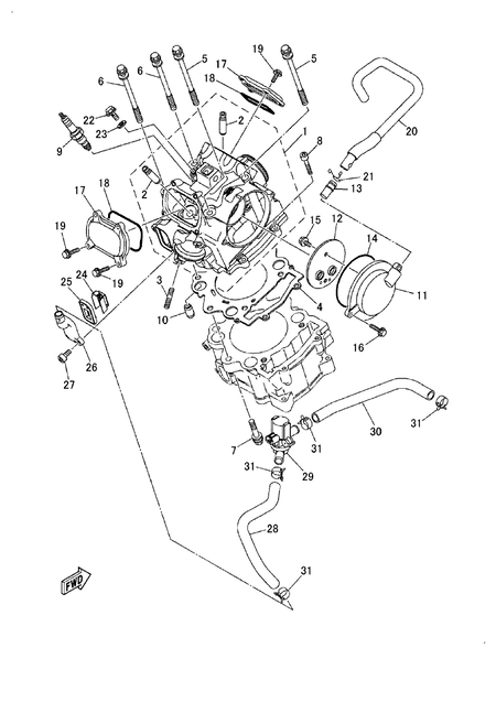 CYLINDER HEAD (YU700GMP) CYLINDER HEAD (YU700GMP)