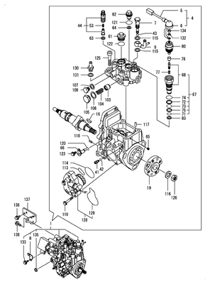 FUEL INJECTION PUMP (4TNV84T-ZDSA3D) FUEL INJECTION PUMP (4TNV84T-ZDSA3D)