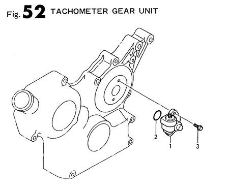 TACHOMETER GEAR UNIT (4TN82E-S)