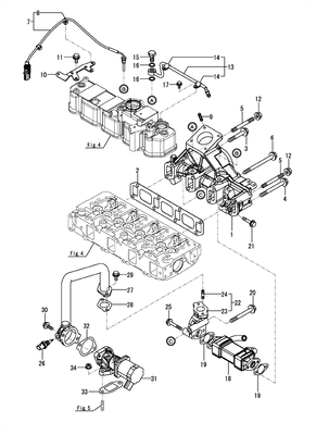 EXHAUST MANIFOLD (4TNV88C-KITL)