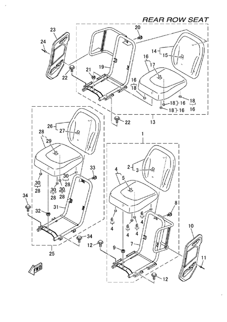 SEAT(3)(GMP) (YU700GMP) SEAT(3)(GMP) (YU700GMP)