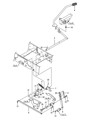 BRAKE PEDAL (SC2450(YANMAR))