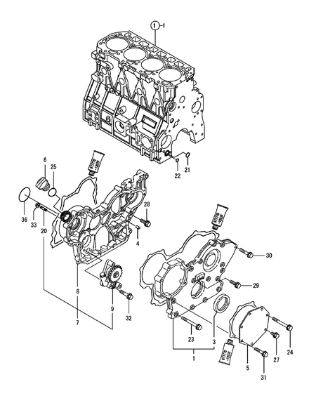 GEAR HOUSING (4TNE98-BQDF)