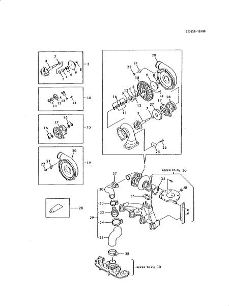 TURBOCHARGER (4TN100TL-NC) TURBOCHARGER (4TN100TL-NC)