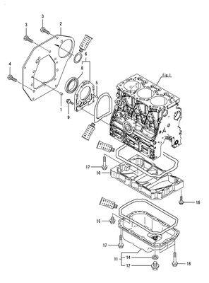 MOUNTING FLANGE & OIL SUMP (3TNV80F-NCUK)