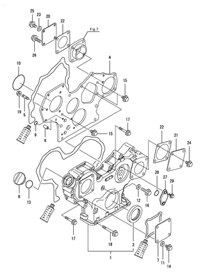 GEAR HOUSING (4TNV88-BLRG1)