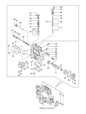 FUEL INJECTION PUMP (3TNV70-ASA3) FUEL INJECTION PUMP (3TNV70-ASA3)