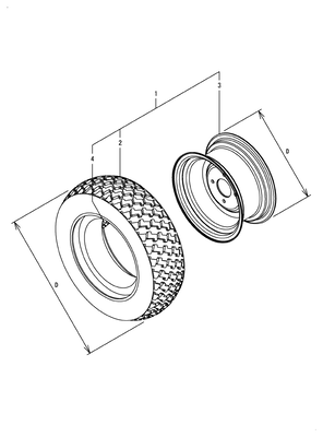 (18A)FRONT WHEEL TIRE(R3) (SA324)