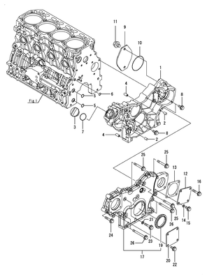 GEAR HOUSING (4TNV88C-DYEM) GEAR HOUSING (4TNV88C-DYEM)