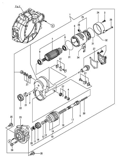 STARTER MOTOR (TNV)