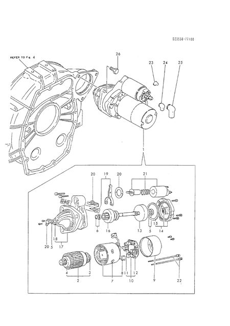 STARTING MOTOR (4T112TL-P)