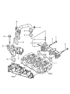 EXHAUST MANIFOLD (3TNV88F-EPMT) EXHAUST MANIFOLD (3TNV88F-EPMT)