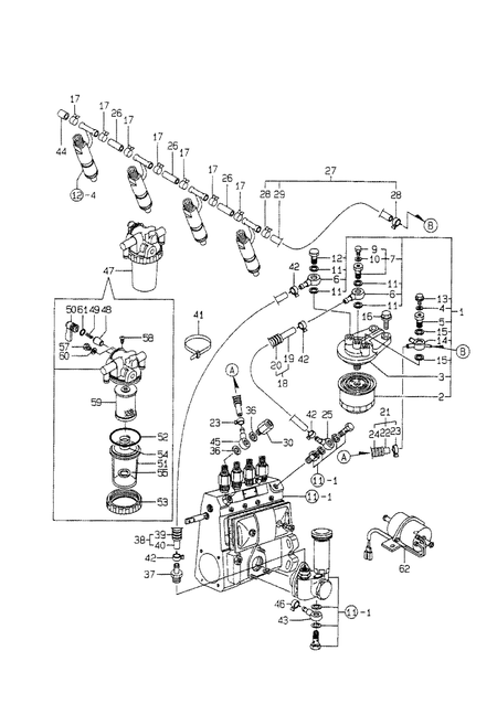FUEL LINE (4TNE98-TBL) FUEL LINE (4TNE98-TBL)