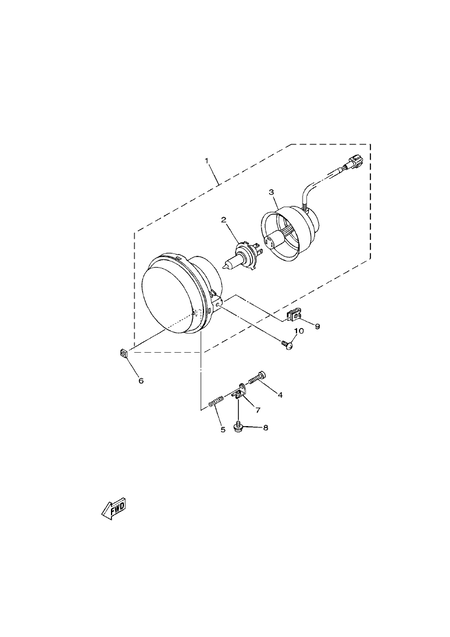 HEADLIGHT (YU700G(2018US))