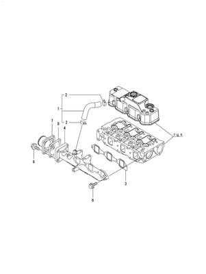 SUCTION MANIFOLD (3TNV82A-BDSA) SUCTION MANIFOLD (3TNV82A-BDSA)