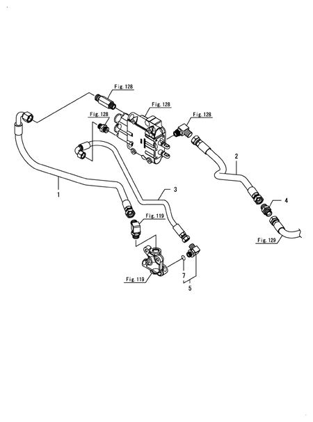 LOADER HOSE (YT359Y)