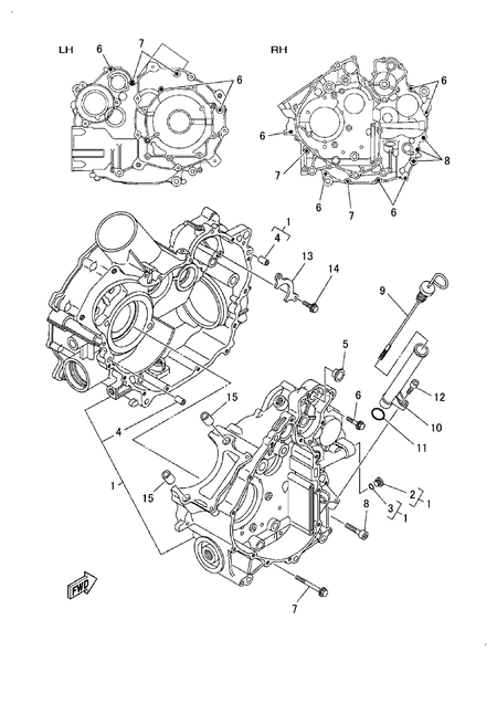 CRANKCASE (YU700GMP) CRANKCASE (YU700GMP)