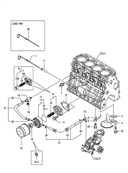 LUB.OIL SYSTEM (4TNV84T-DFM) LUB.OIL SYSTEM (4TNV84T-DFM)
